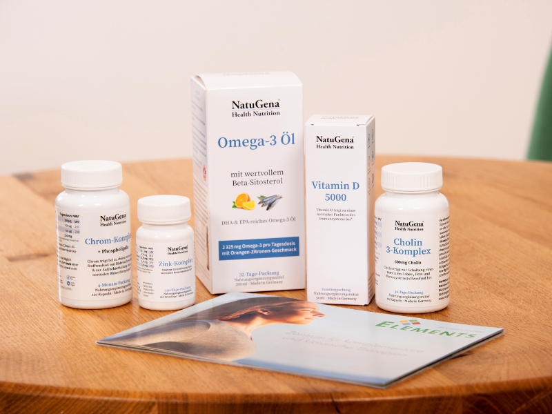 Therapiezentrum Elements Nahrungsergänzungsmittel